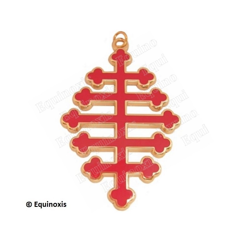 Bijou maçonnique de cordon – Croix de Commandeur – 33° grado – RSAA