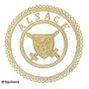 Badge / Macaron GLNF – Grande tenue provinciale – Grand Poursuivant – Alsace – Brodé main
