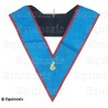 Collar masónico muaré – REAA – Maestro de Banquetes – GLNF – Bordado a máquina