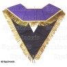 Collar masónico muaré – Gran Orden Egipcia del GODF – Gran Oficial – Bordado a máquina