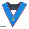 Collar masónico muaré – REAA – Columna de Armonía – GLNF – Bordado a máquina