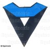 Collar masónico muaré – REAA – 4° grado – Trésorier – Bordado a máquina 