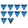 Collares masónicos – 4° grado – Set Collège des 9 Officiers – REAA – Simples 