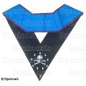 Collar masónico muaré – Menfis-Mizraim – Venerable Maestro – Acacia 108 feuilles – Bordado a máquina 