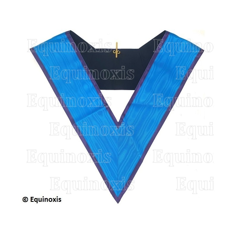 Collar masónico muaré – Menfis-Mizraim – Officier 