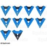 Collares masónicos – Rito Francés Groussier – Set Collège des 9 Officiers – Bordado a máquina 