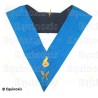 Collar masónico muaré – Rito Francés Groussier – Maestro de Banquetes – Bordado a mano