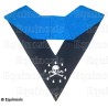 Collar masónico muaré – Rito Francés Groussier – Secretario – Bordado a mano