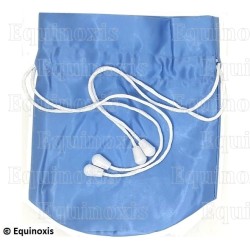 Bolsa masónica – Satén azul RER / RFT