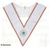 Collar masónico muaré – Capítulo Francés – 5ème Ordre 