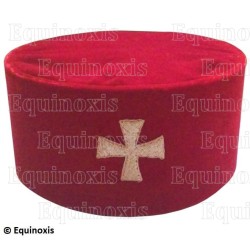 Toque maçonnique – Knights Templar (KT) – Toque du Temple – Talla 63 