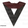 Collar masónico de terciopelo – REAA – 14° grado Hospitalario – Bordado a mano