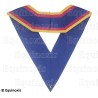 Collar masónico muaré – Mark degree – Officier national actif - Bordado a máquina