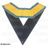 Collar masónico muaré – Droit Humain – Consejero nacional – Bordado a mano
