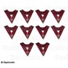Collares masónicos – Arco Real Inglés – Set de 10 Officiers – Cocardes françaises