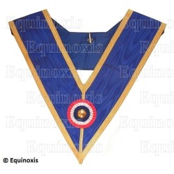 Collar masónico muaré – GLNF – Grande tenue provinciale 