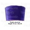 Toque maçonnique en velours – Arche Royale d'Ecosse (ARE) – 2ème Principal – Talla 55