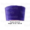 Toque maçonnique en velours – Arche Royale d'Ecosse (ARE) – 2ème Principal – Talla 58