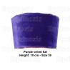 Toque maçonnique en velours – Arche Royale d'Ecosse (ARE) – 2ème Principal – Talla 59