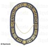 Collier de Venerable Maestro – Rito de York – Eslabones con acabado dorado