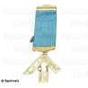 Médaille maçonnique – Rito Emulación – Passé Maître (PM) – Ruban couleur anglaise