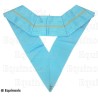 Collar masónico muaré – Rito de Emulación – Couleur anglaise – Passé Maître Immédiat avec bossoir doré