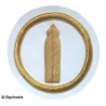 Badge / Macaron GLNF – Grande tenue nationale – Deuxième  Grand Surveillant – Bordado a mano