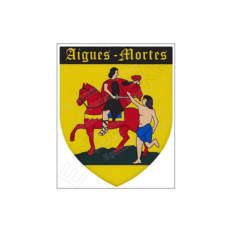 Magnet régional – Blason Aigues-Mortes 