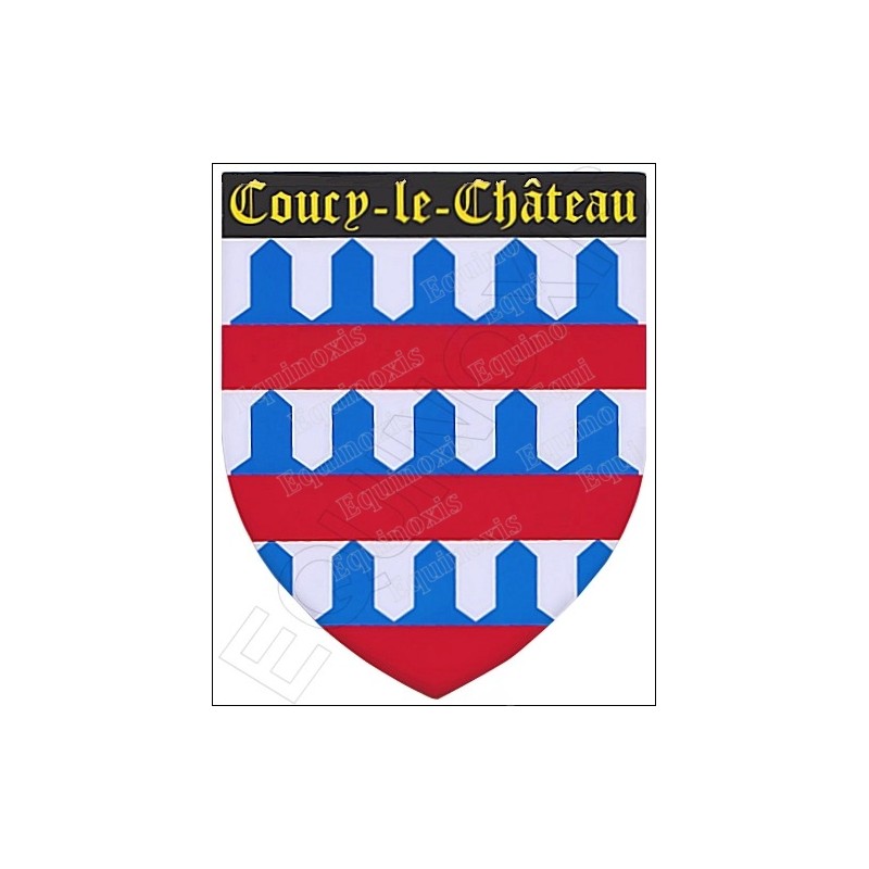 Imán regional – Blasón Coucy-le-Château