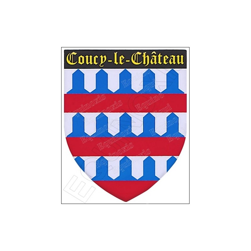 Magnet régional – Blason Coucy-le-Château 