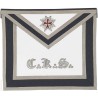 Tablier maçonnique en simili-cuir – REAA – 30° grado – Chevalier Kadosch – CKS