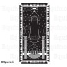 Tapis de Loge maçonnique – Rito Francés Tradicional – Maestro – GLNF – 120 cm x 60 cm