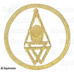 Badge / Macaron – Arco Real Inglés – Officier National – 3ème Grand Principal – Bordado a mano