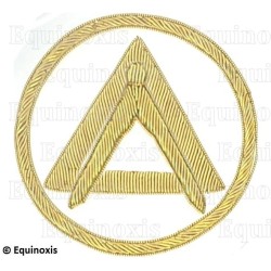 Badge / Macaron – Arco Real Inglés – Officier National – Grand Inspecteur – Bordado a mano