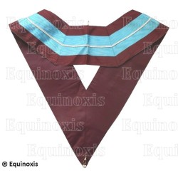 Collar masónico muaré – Mark degree – Passé Maître – Cocarde tricolore