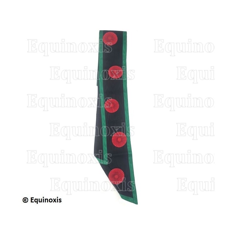 Banda masónica muaré – Rito Cerneau – 9° grado