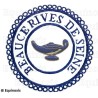 Badge / Macaron GLNF – Petite tenue provinciale – Grand Précepteur – Beauce - Rives de Seine – Bordado a mano