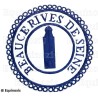 Badge / Macaron GLNF – Petite tenue provinciale – Deuxième Grand Surveillant – Beauce – Rives de Seine – Bordado a mano