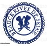 Badge / Macaron GLNF – Petite tenue provinciale – Grand Secretario – Beauce – Rives de Seine – Bordado a mano