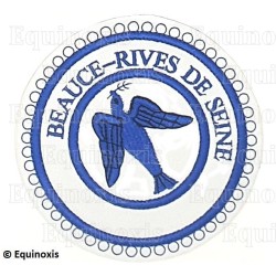 Badge / Macaron GLNF – Petite tenue provinciale – Passé Grand Expert – Beauce – Rives de Seine – Bordado a máquina