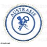 Badge / Macaron GLNF – Petite tenue provinciale – Grand Archiviste – Austrasie – Bordado a máquina