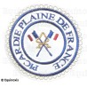 Badge / Macaron GLNF – Petite tenue provinciale – Passé Grand Porte-Etendard – Picardie Plaine de France – Bordado a máquina