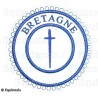 Badge / Macaron GLNF – Petite tenue provinciale – Passé Grand Tuileur – Bretagne – Bordado a máquina