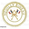 Badge / Macaron GLNF – Grande tenue provinciale – Passé Grand Porte-Etendard– Neuilly Bineau – Bordado a mano