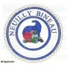 Badge / Macaron GLNF – Petite tenue provinciale – Grand Intendant – Neuilly Bineau – Bordado a máquina – Bleu