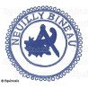 Badge / Macaron GLNF – Petite tenue provinciale – Grand Intendant – Neuilly Bineau – Bordado a mano