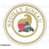 Badge / Macaron GLNF – Grande tenue provinciale – Grand Intendant – Neuilly Bineau – Bordado a máquina
