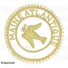 Badge / Macaron GLNF – Grande tenue provinciale – Passé Grand Expert – Maine Atlantique – Bordado a mano