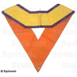 Collar masónico muaré – Menfis-Mizraim – 95° grado – Bordado a máquina