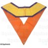 Collar masónico muaré – Menfis-Mizraim – 95° grado – Bordado a máquina